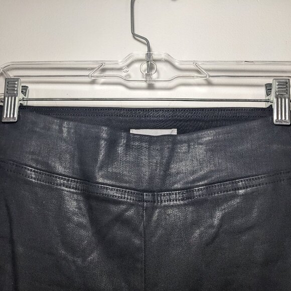 FRAME The Jet Set Flare Black Coated Denim Jeans Bell Bottom Flare - Picture 6 of 10